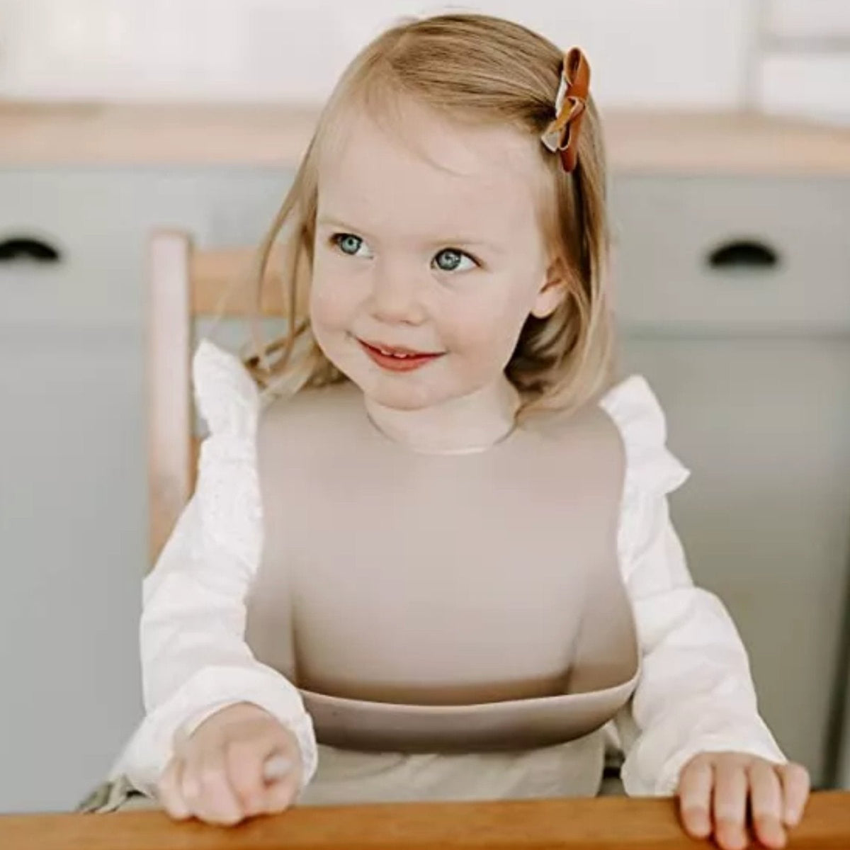 Buff + Mushroom Bib Set
