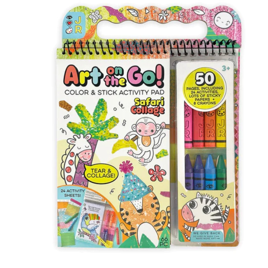 iHeartArt Jr Art on the Go! Safari Collage | Arts & Crafts | Safari Ltd®