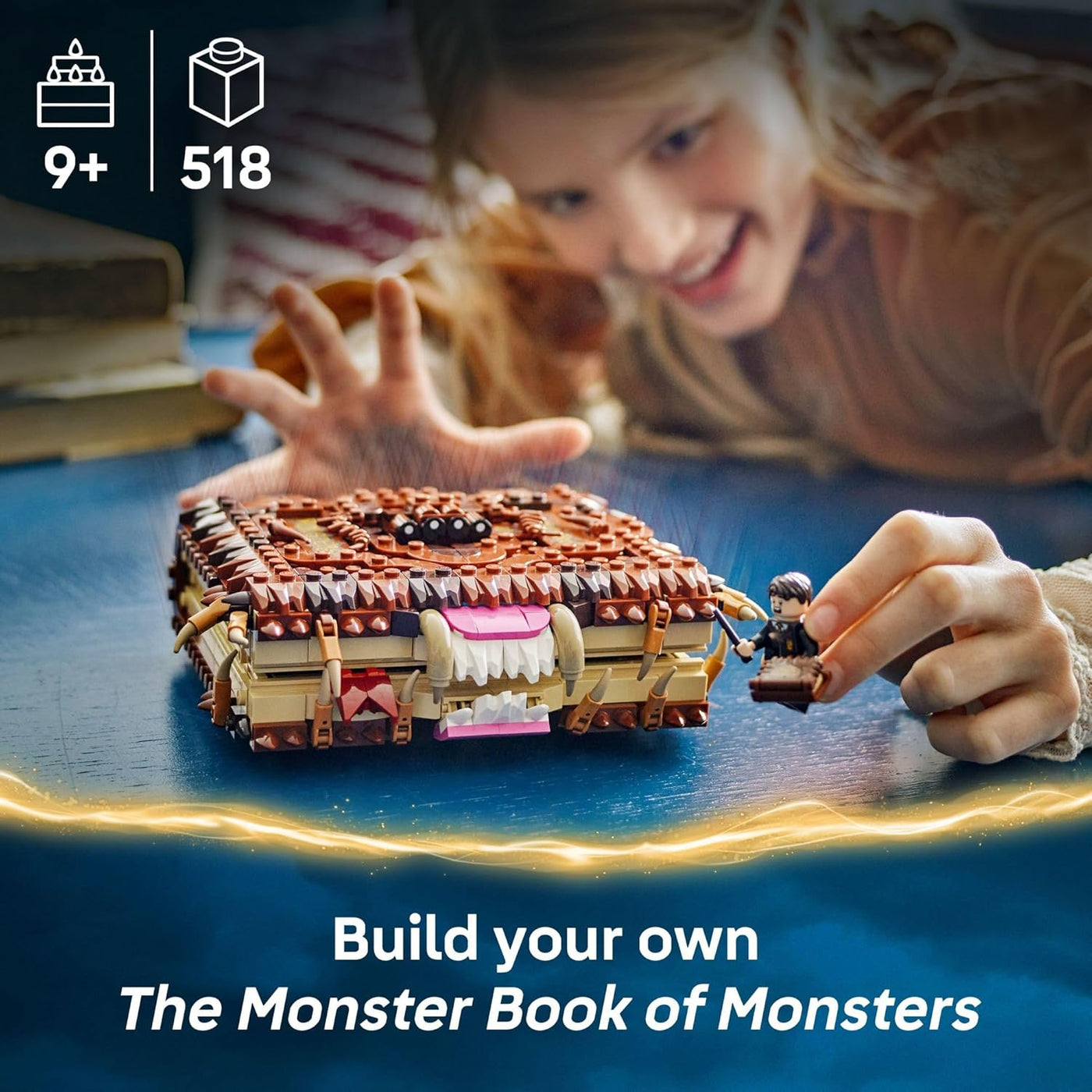 LEGO Harry Potter Chomping Monster Book of Monsters Building Toy Set 76449