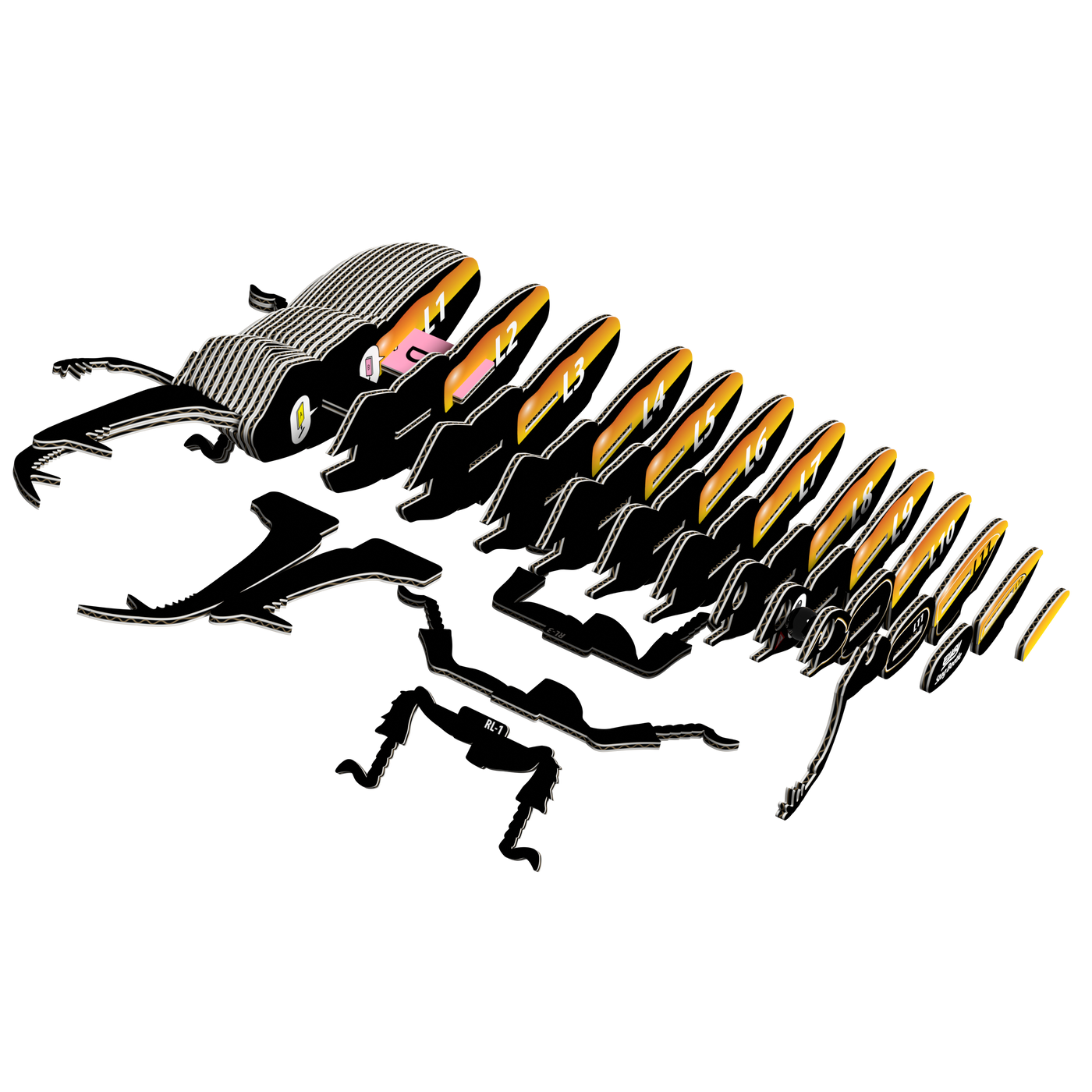 EUGY Stag Beetle 3D Puzzle |  | Safari Ltd®