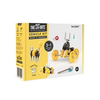 The Off Bits BLAZEBIT Build-it-Yourself 3-in-1 Vehicle Kit - Yellow