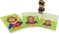Chalk & Chuckles Superhero Animal Focus Card Game |  | Safari Ltd®