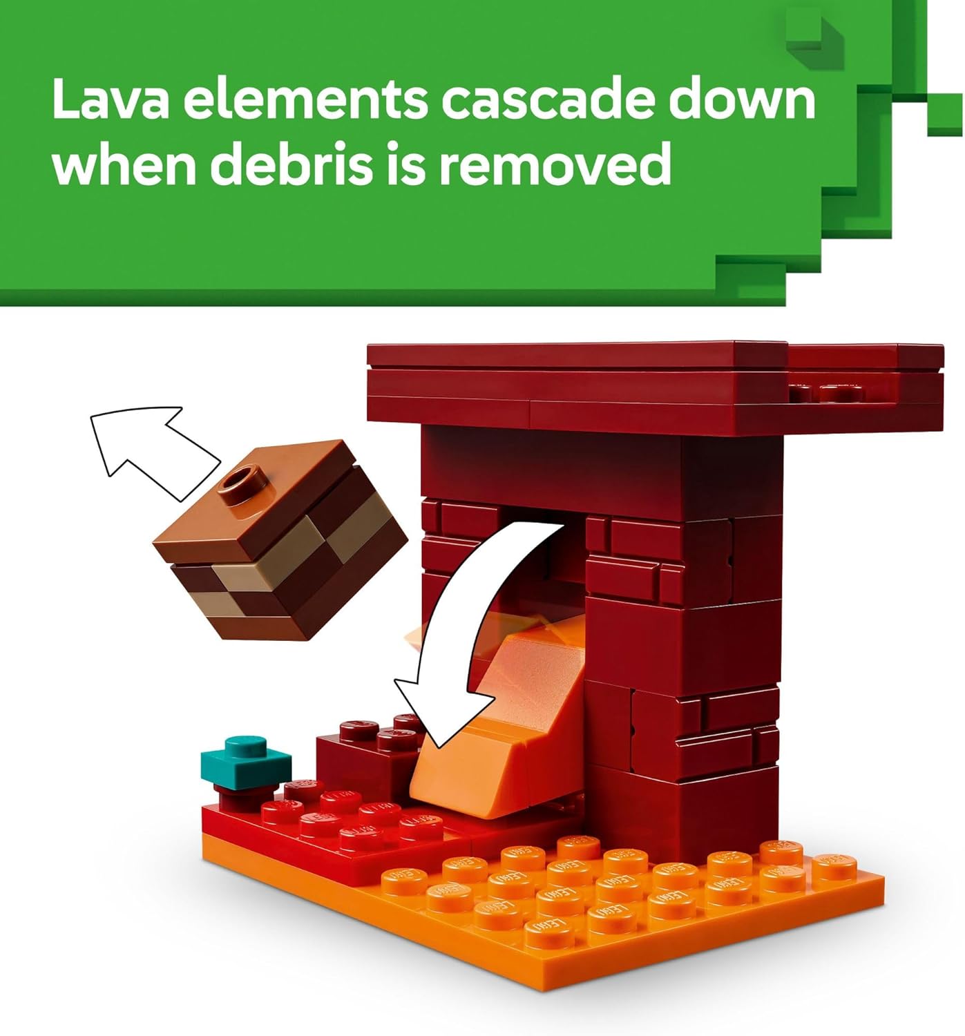 LEGO Minecraft - The Nether Lava Battle Building Set 21266