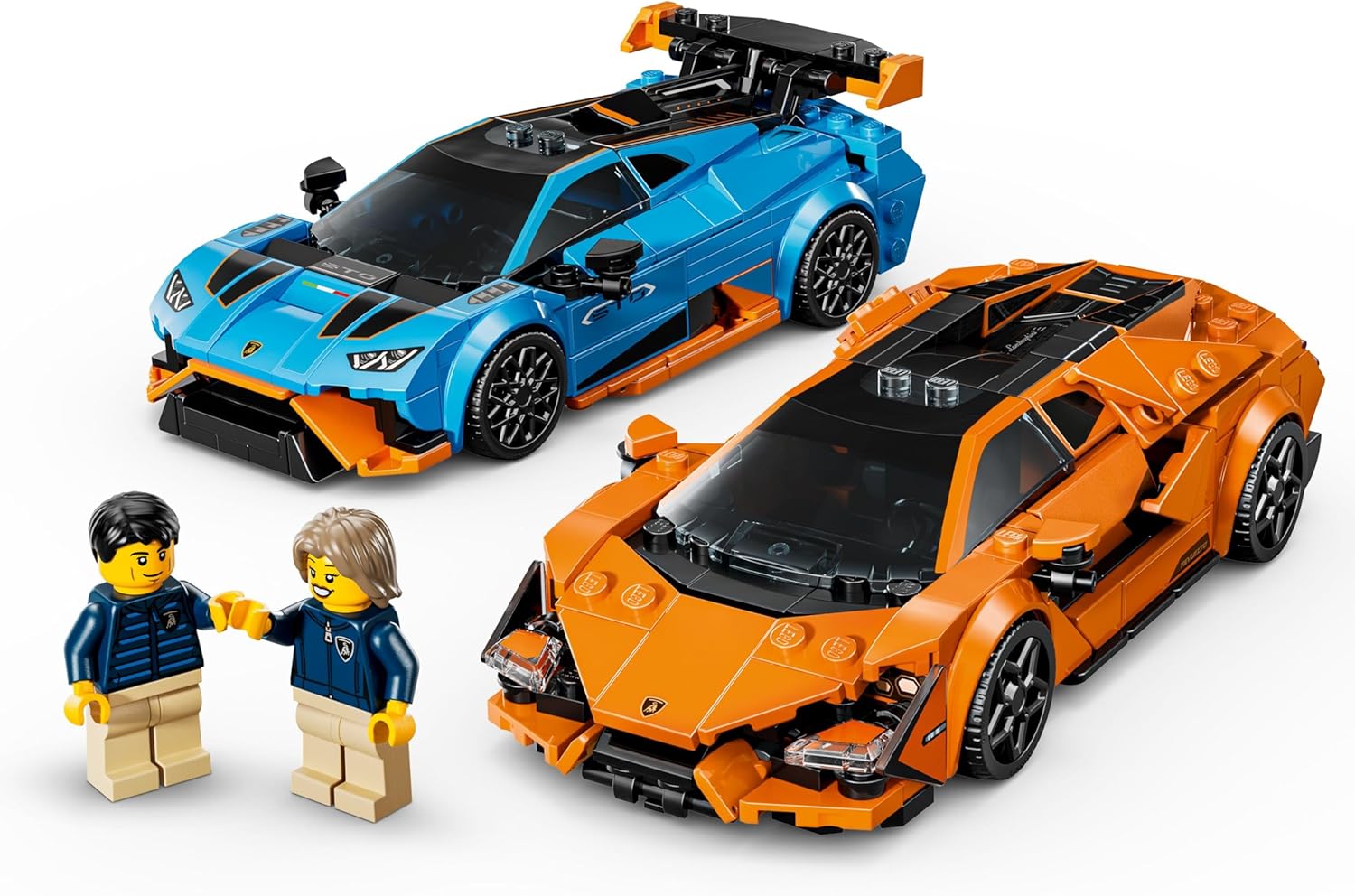 LEGO Speed Champions Champions Lamborghini Revuelto & Huracán STO Car Building Toy Set 77238