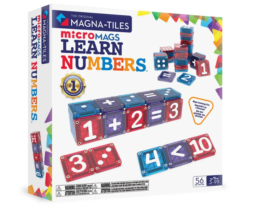 Magnatiles microMAGS Learn Numbers |  | Safari Ltd®