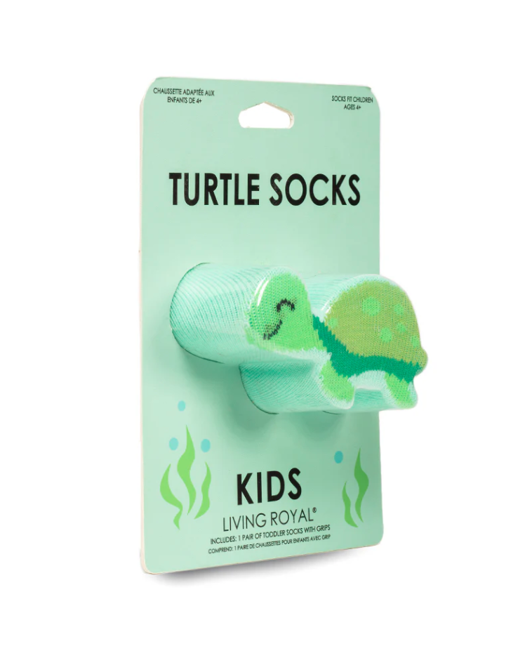 Living Royal Kids Turtle Socks in 3D Pack |  | Safari Ltd®