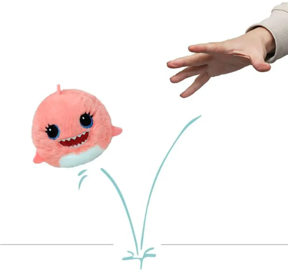 TY Beanie Bouncers - Reef the Pink Shark |  | Safari Ltd®