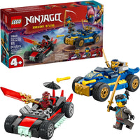 LEGO Ninjago Rogue vs. Drix Race Car Duel Building Toy Set 71840