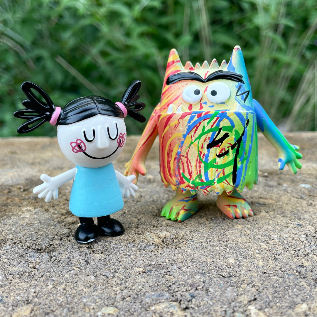 color or die monsters The Color Monster Set of 8 Figurines