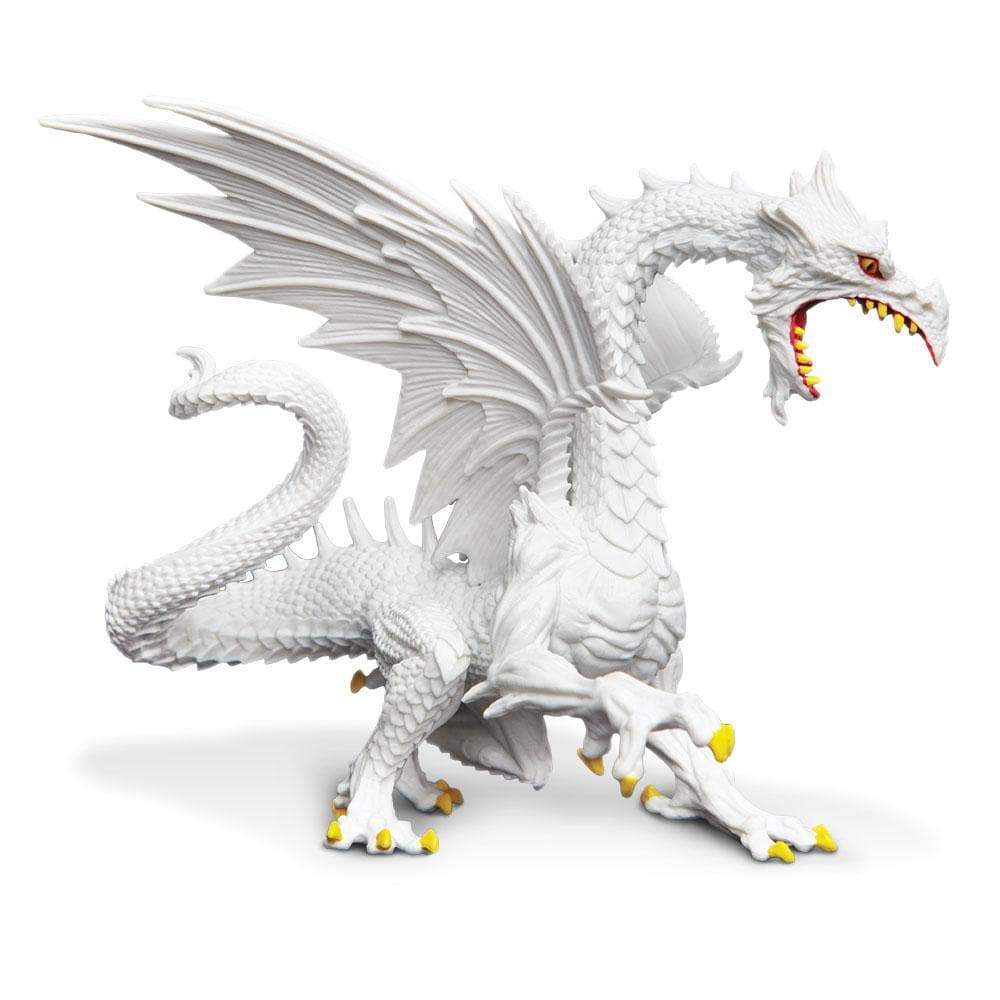 Glow in the Dark Snow Dragon – Magical Arctic Dragon Toy Safari