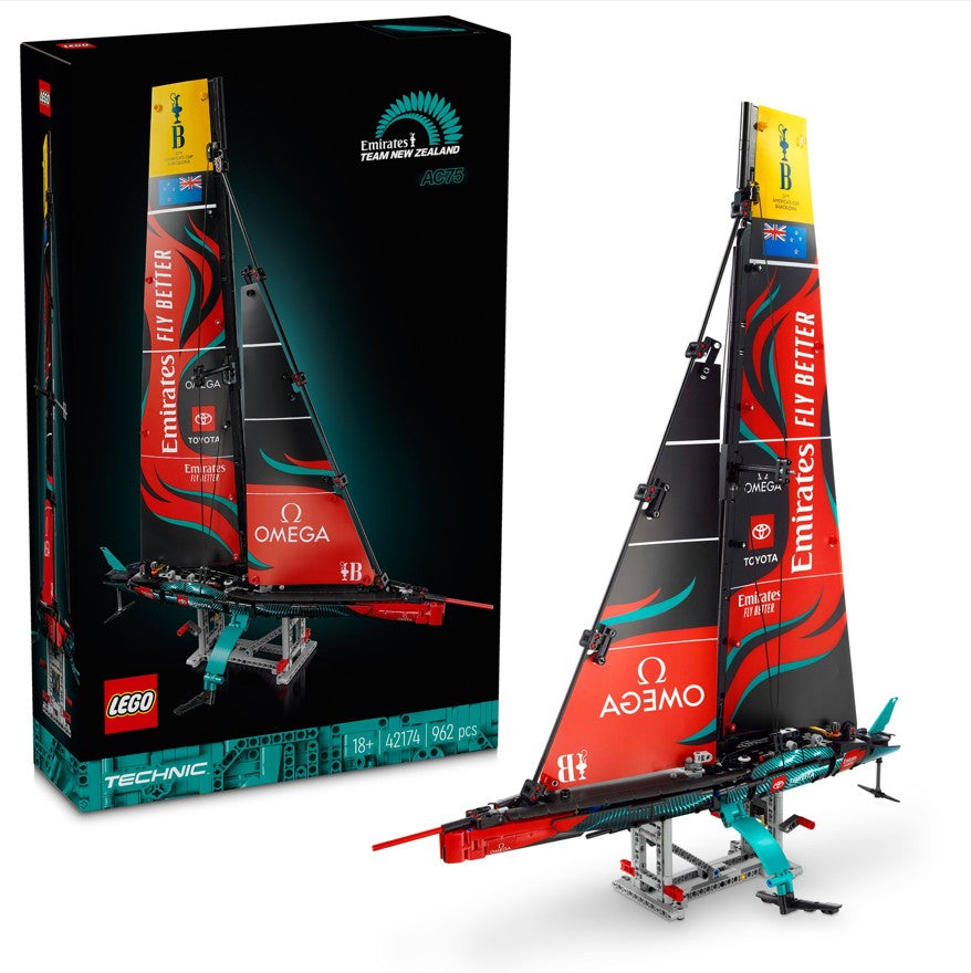 LEGO Emirates Team New Zealand AC75 Yacht | Safari Ltd®