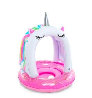 Unicorn Lil Float with Canopy |  | Safari Ltd®