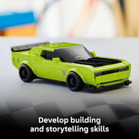 LEGO Speed Champions Dodge Challenger SRT Hellcat Sports Car Building Toy Set 77237 |  | Safari Ltd®