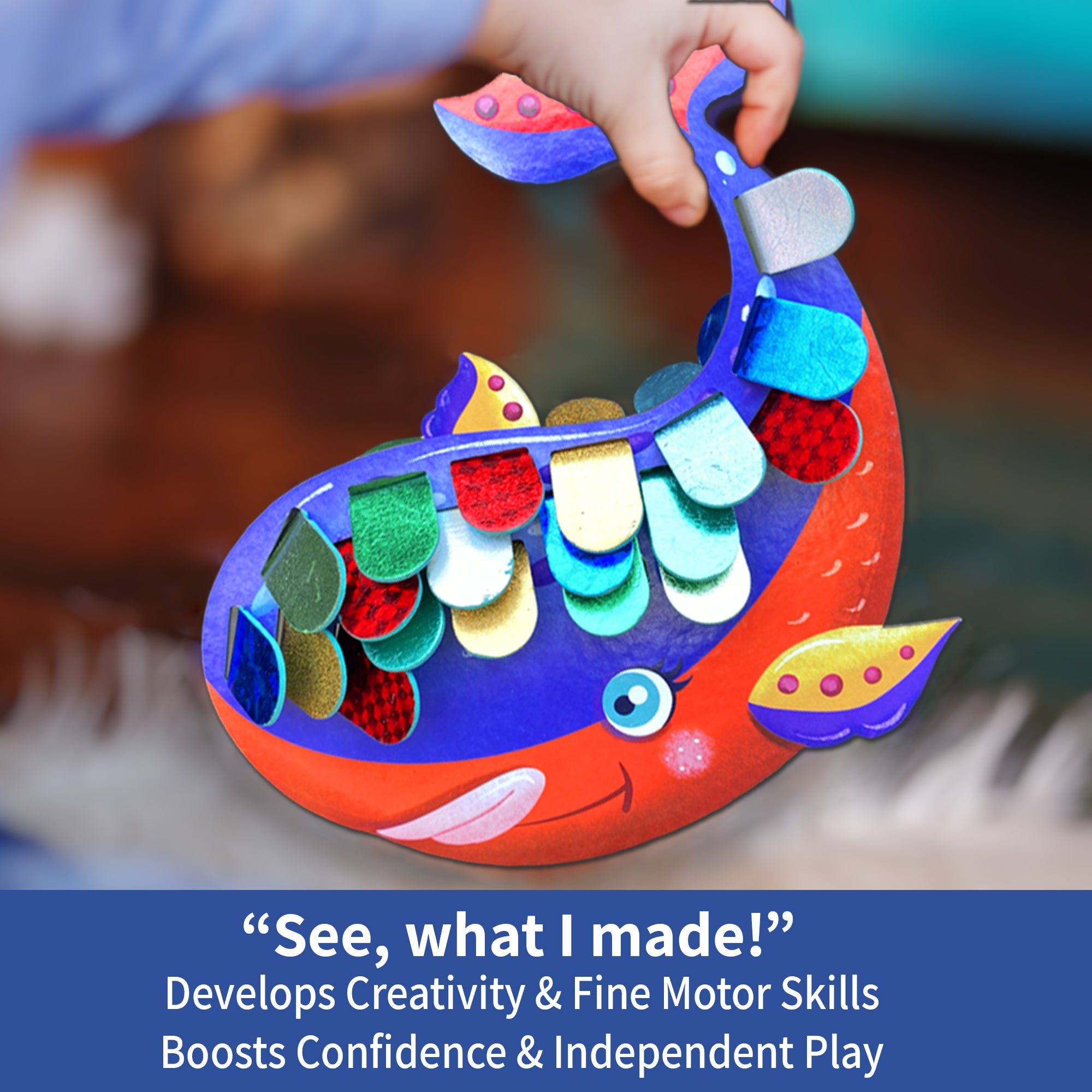 Chalk & Chuckles Foil Decorations - Sea Animals Kit | Safari Ltd®