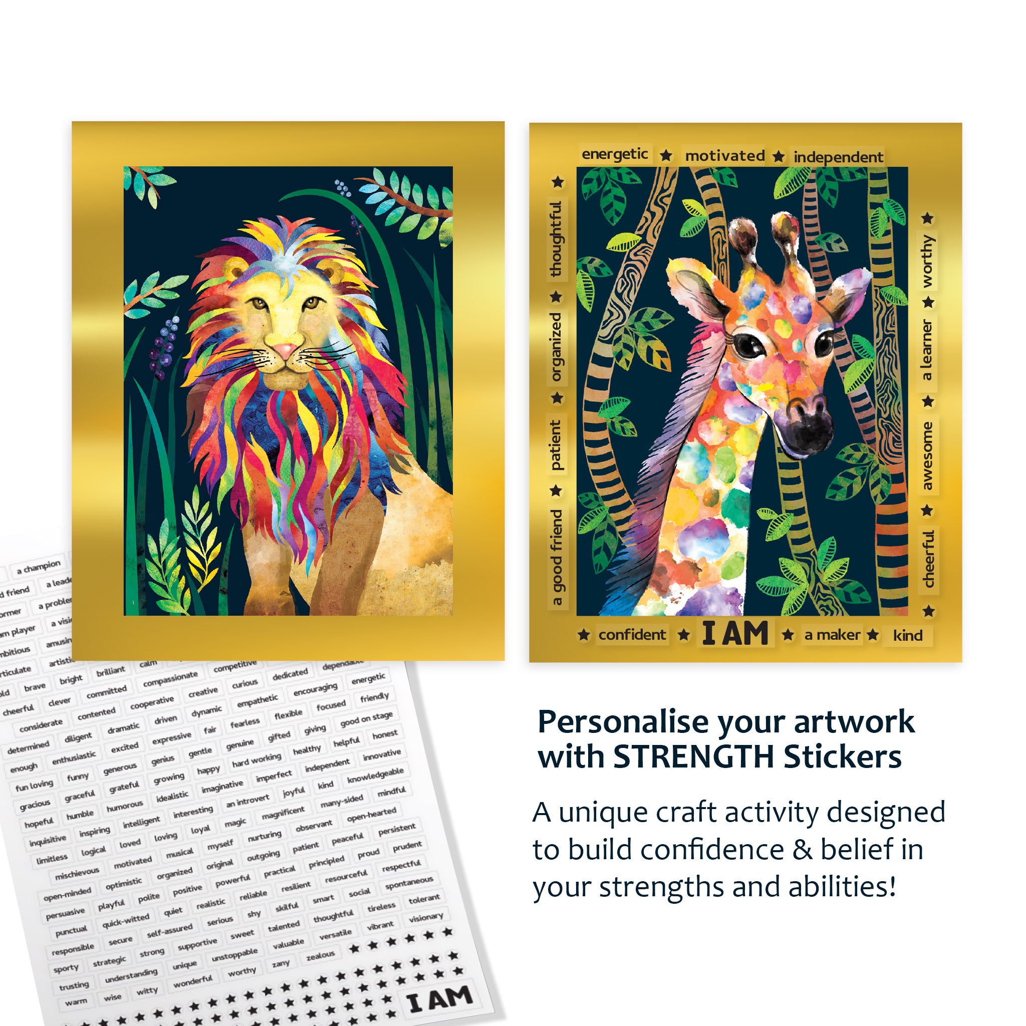 Scratch Art-Animal Power |  | Safari Ltd®