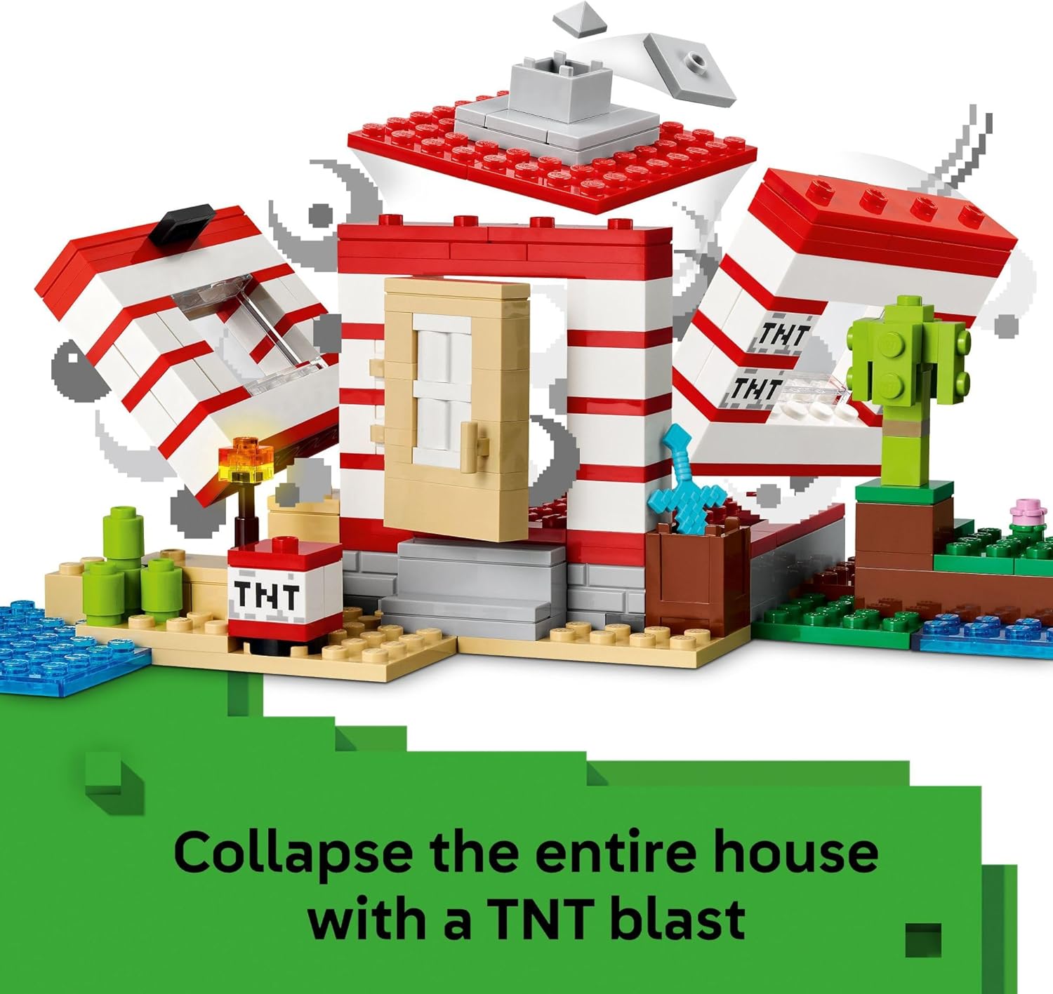 LEGO Minecraft - The TNT Jungle House Building Toy Set 21275 |  | Safari Ltd®