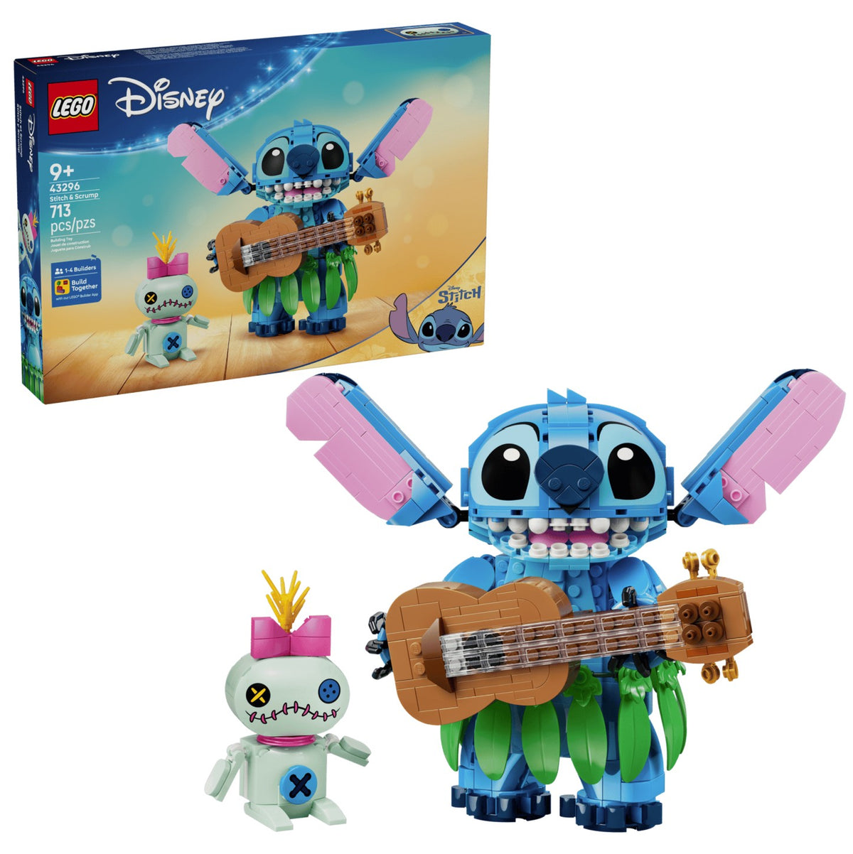 Lego 43296 Stitch & Scrump CS PK 4