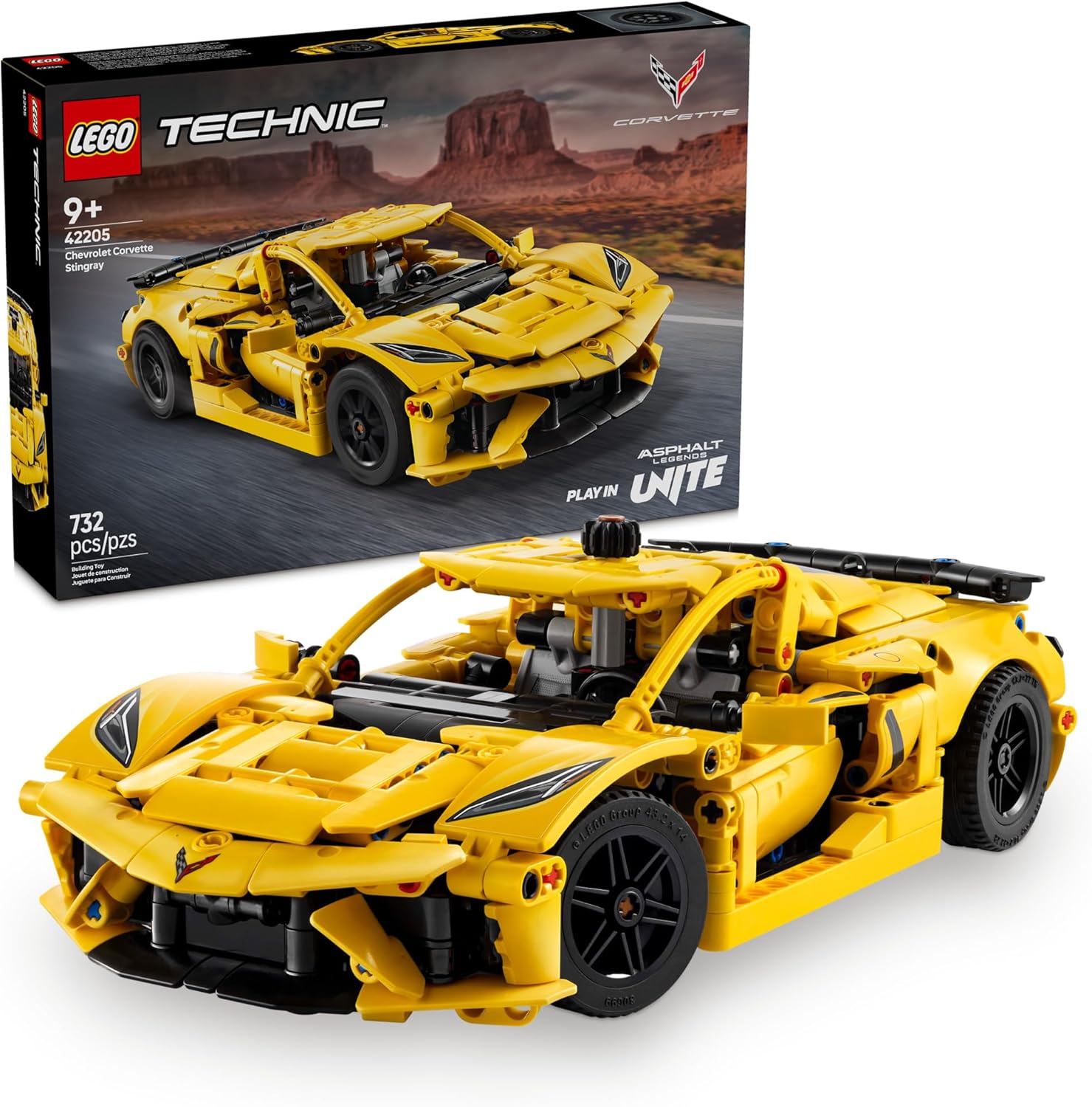 LEGO Technic Chevrolet Corvette Stingray Building Kit 42205 |  | Safari Ltd®