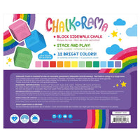 Ooly Chalk O Rama Block Sidewalk Chalk Set Of 12 |  | Safari Ltd®