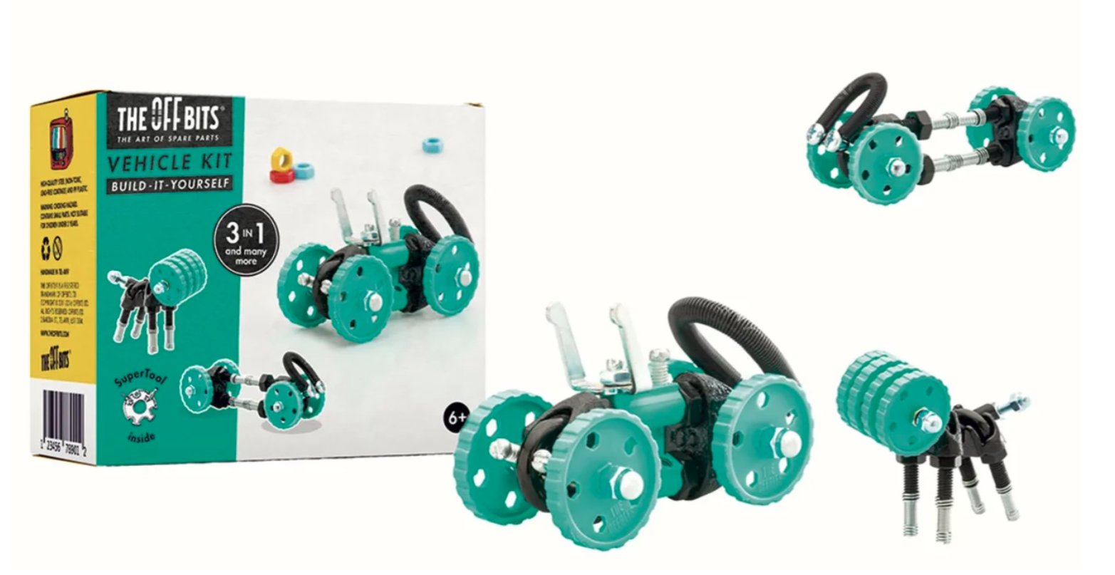 The Off Bits BUGGYBIT Build-it-Yourself 3-in-1 Vehicle Kit - Green