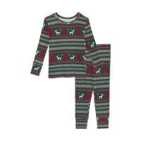 Holiday Fair Isle - Classic Pajama Set |  | Safari Ltd®