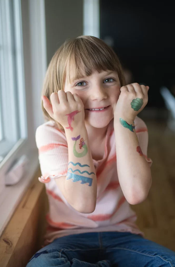 Great Pretenders Mermaid Temporary Tattoos