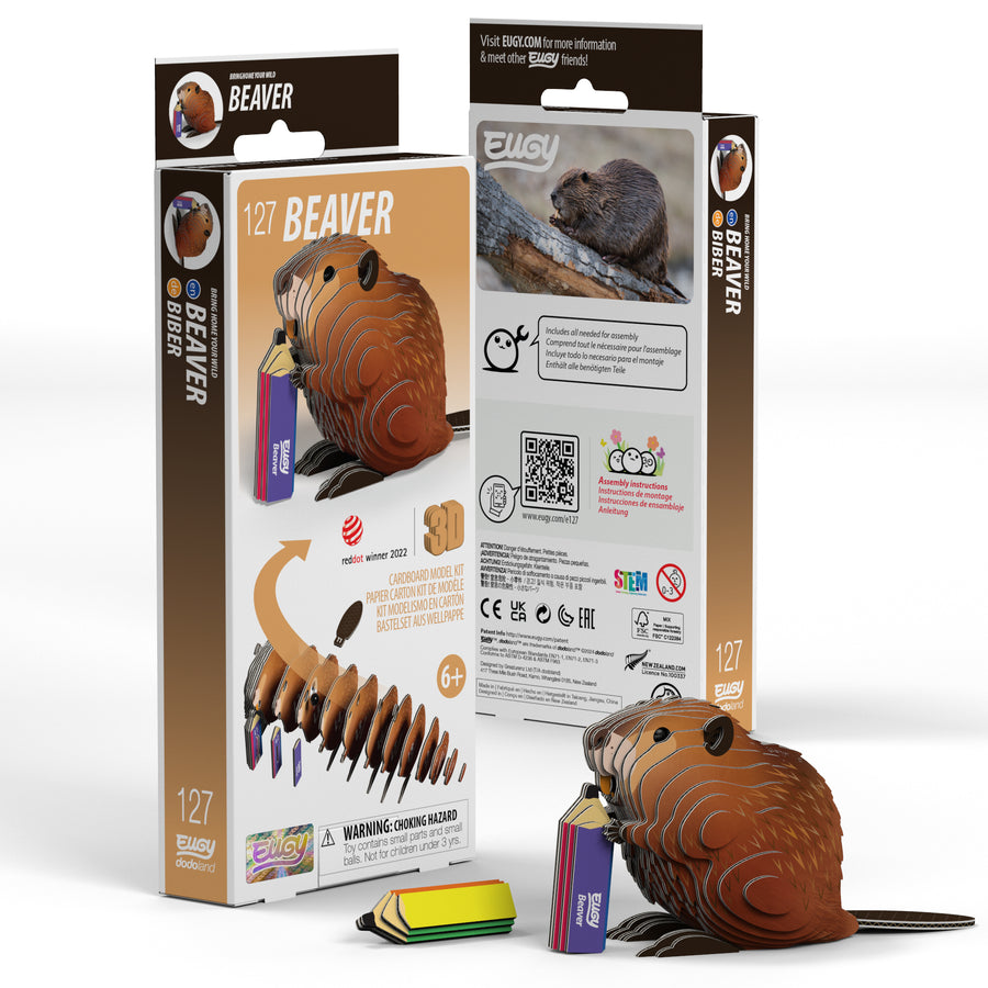 EUGY Beaver 3D Puzzle |  | Safari Ltd®