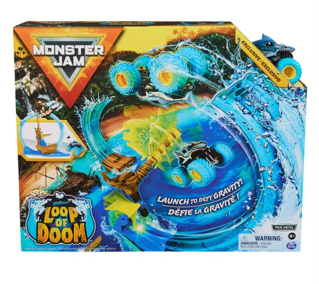 Monster Jam, Megalodon Loop of Doom Stunt Playset |  | Safari Ltd®