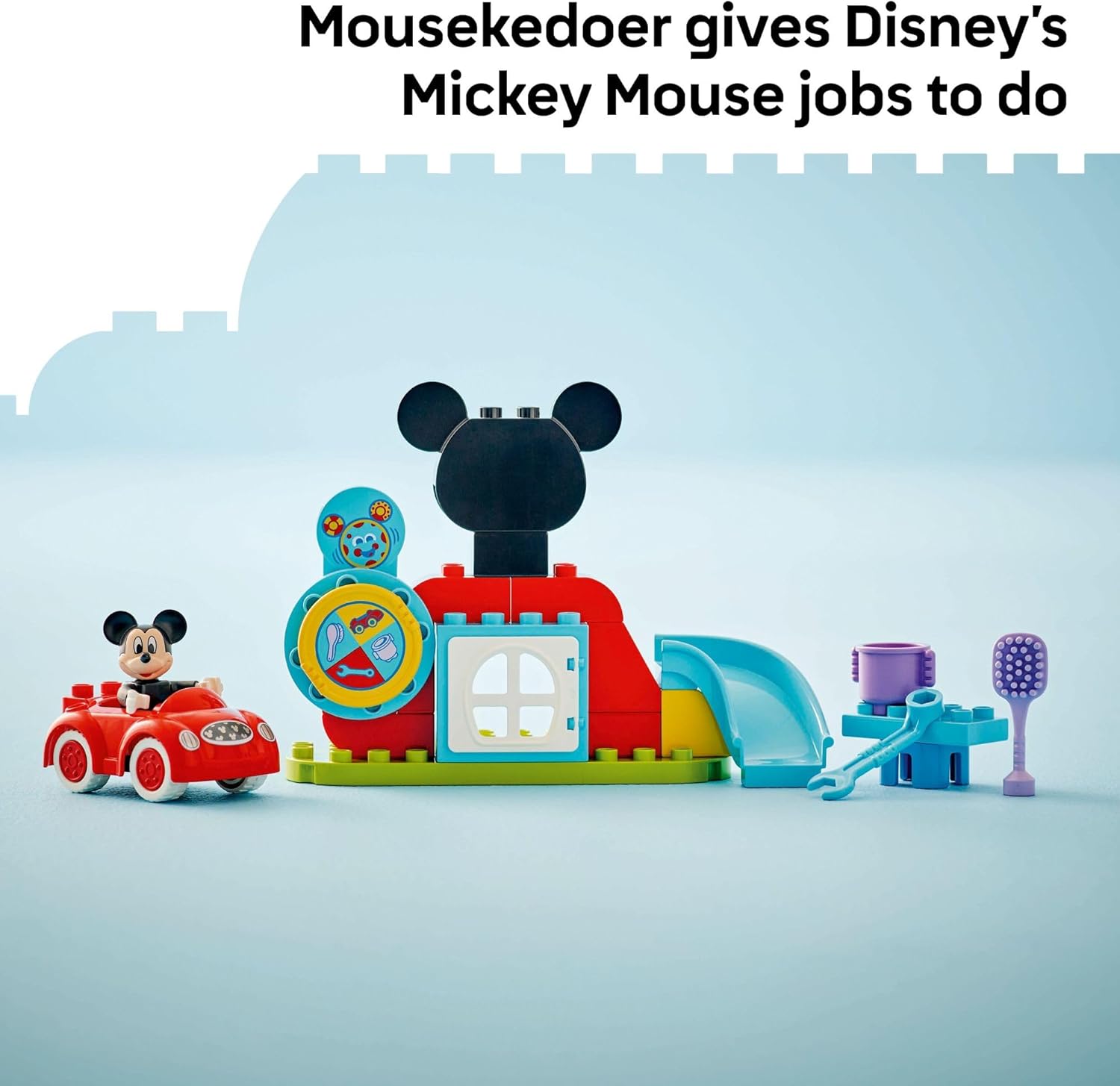 LEGO Duplo Disney Mickey Mouse Clubhouse & Car Beginner Building Set 10454 |  | Safari Ltd®