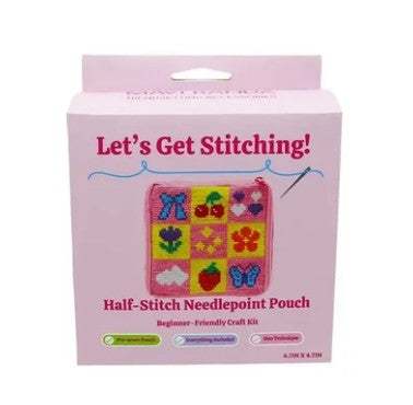 Checkered Needlepoint Bag Kit