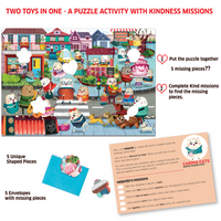 Chalk & Chuckles Caring Cats Helpfilli Activity Puzzle |  | Safari Ltd®