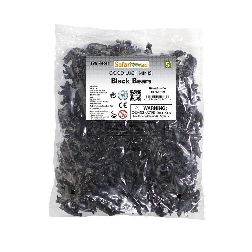 Black Bears - 192 pcs - Good Luck Minis® | Safari Ltd®