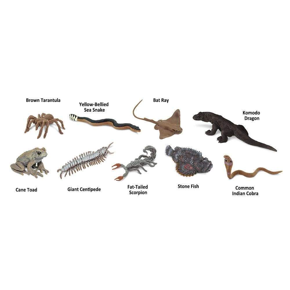 Figurines Toob Venomous Creatures - Animaux Venimeux, Collection Jouets éducatifs - 9