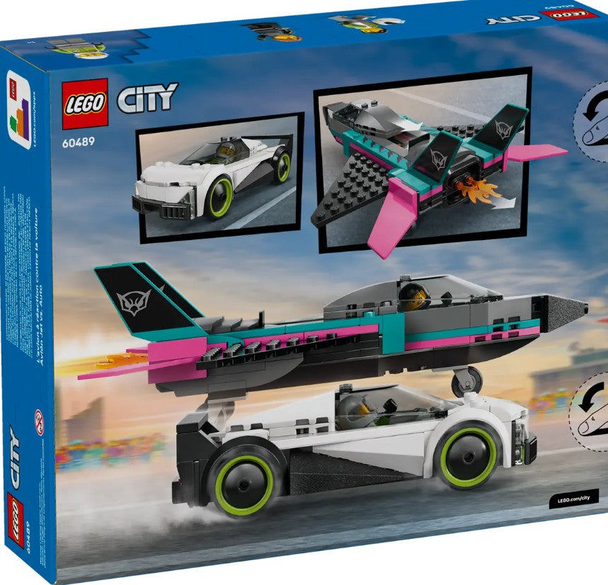 Lego Jet vs. Car |  | Safari Ltd®