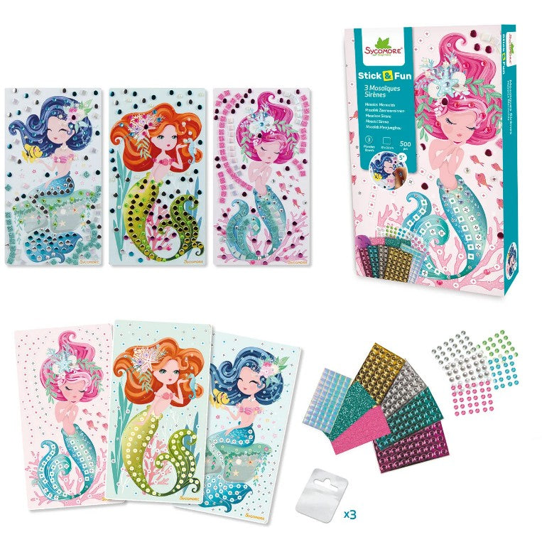 Stick'N Fun - XS Mosaics Mermaid |  | Safari Ltd®