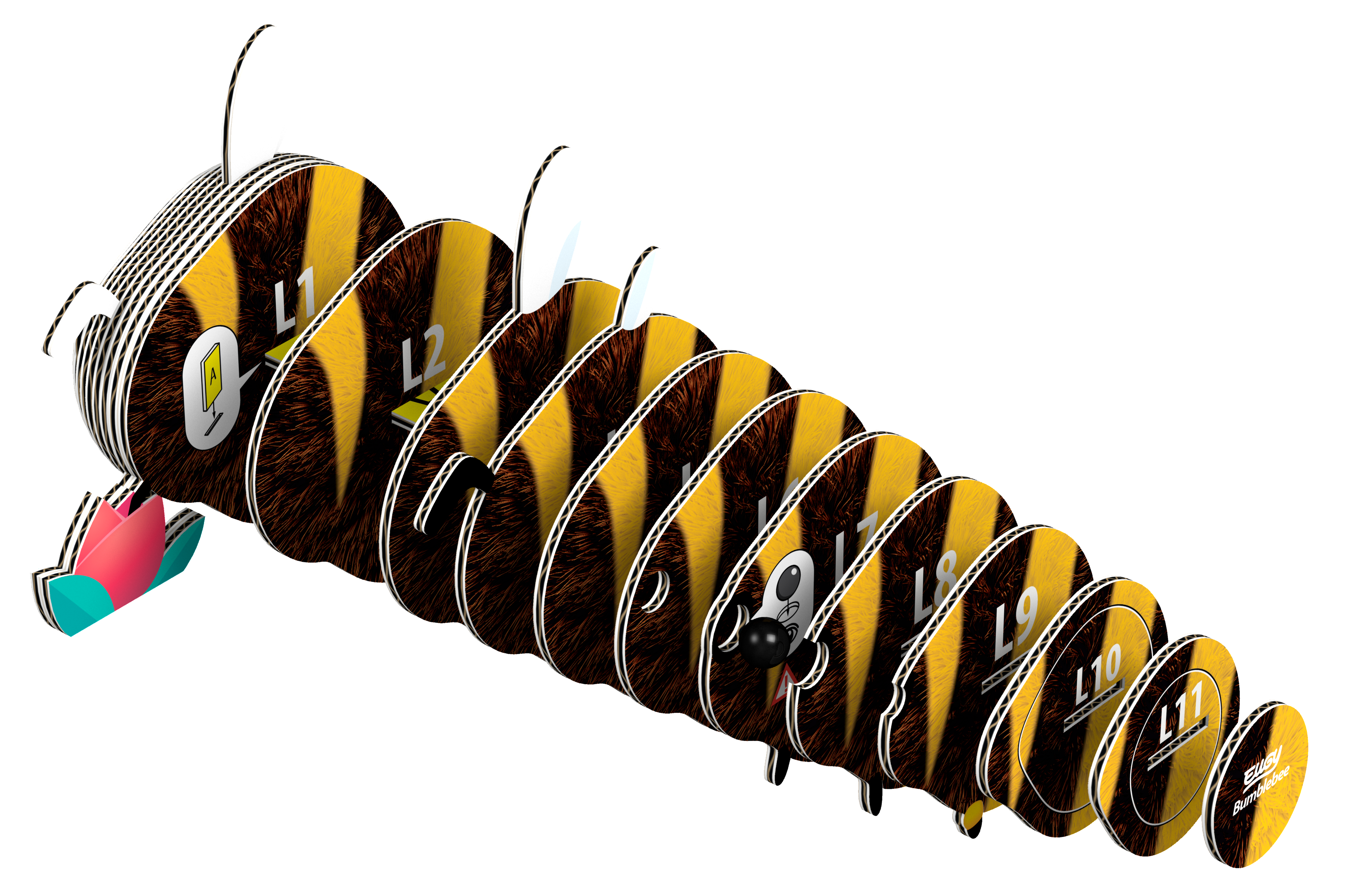 EUGY Bumblebee 3D Puzzle | Eugy | Safari Ltd®