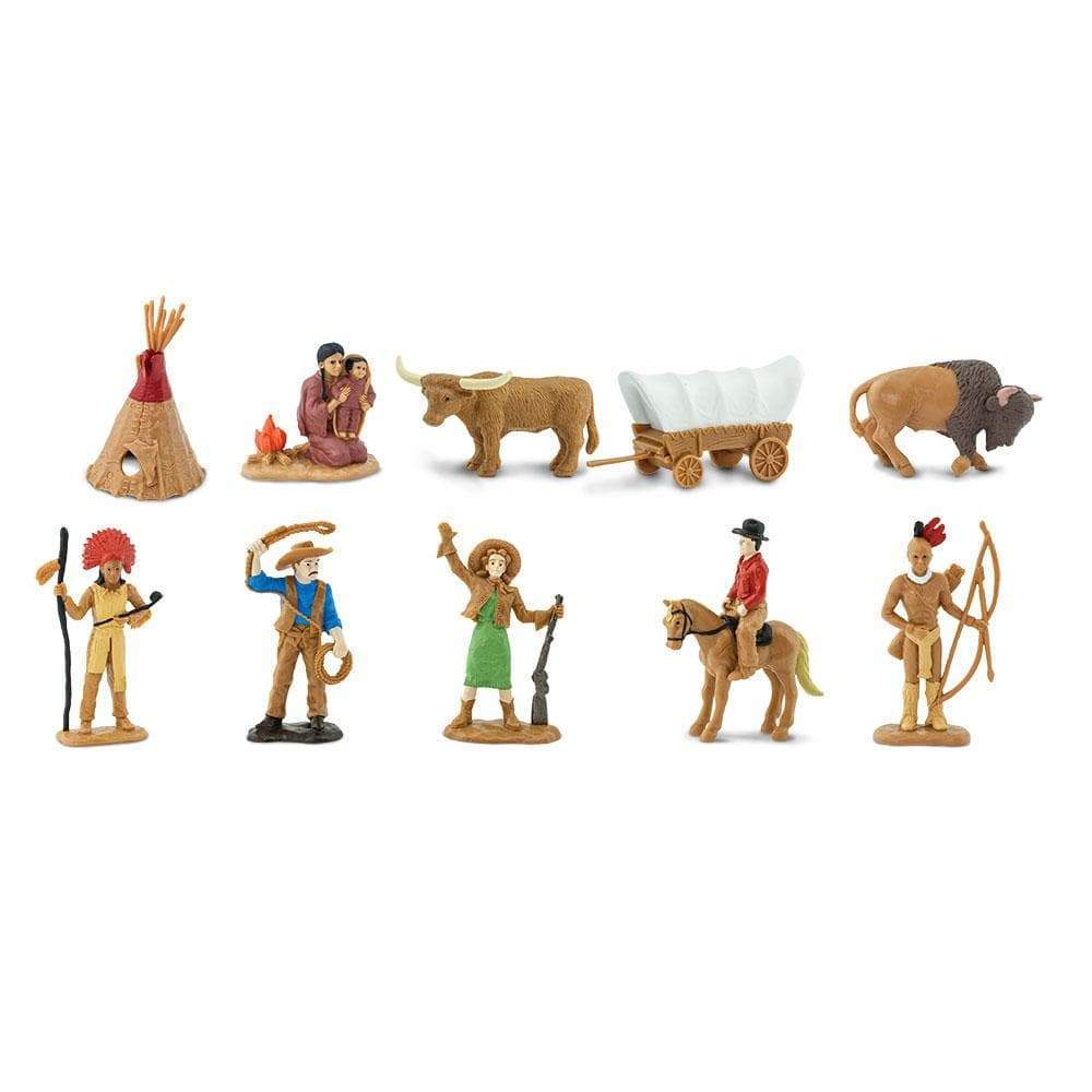Lot de figurines - Far West cowboys, indiens pour pièce Lot de figurines - Far West cowboys, indiens pour pièce