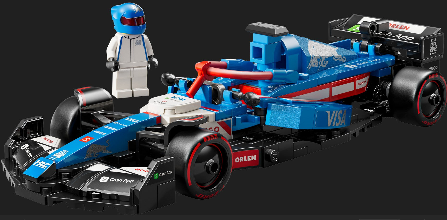 LEGO Visa Cash App RB VCARB 01 F1 Race Car Model | Safari Ltd®