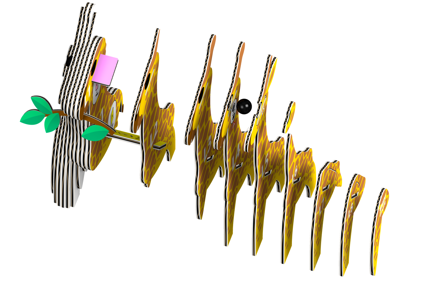 EUGY Giraffe 3D Puzzle | Eugy | Safari Ltd®