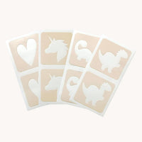 Galexie Glister Duos - Unicorn - with stencils |  | Safari Ltd®