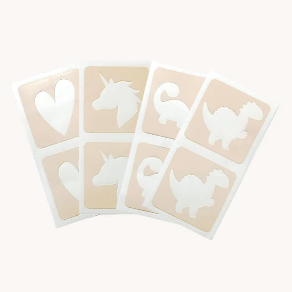 Galexie Glister Duos - Unicorn - with stencils |  | Safari Ltd®