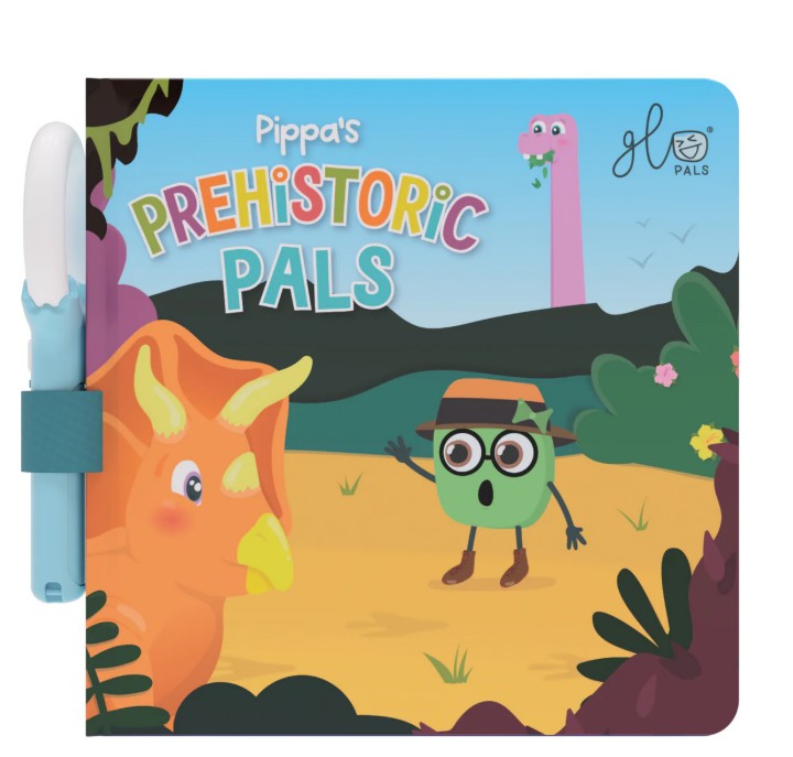 Glo Pals Light-Up Book: Pippa Prehistoric Pals |  | Safari Ltd®