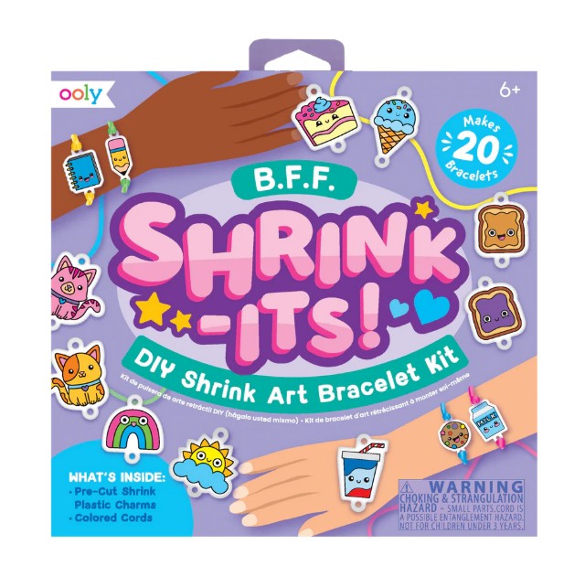 OOLY Shrink-Its!: D.I.Y. Shrink Art Bracelet Kit - B.F. |  | Safari Ltd®