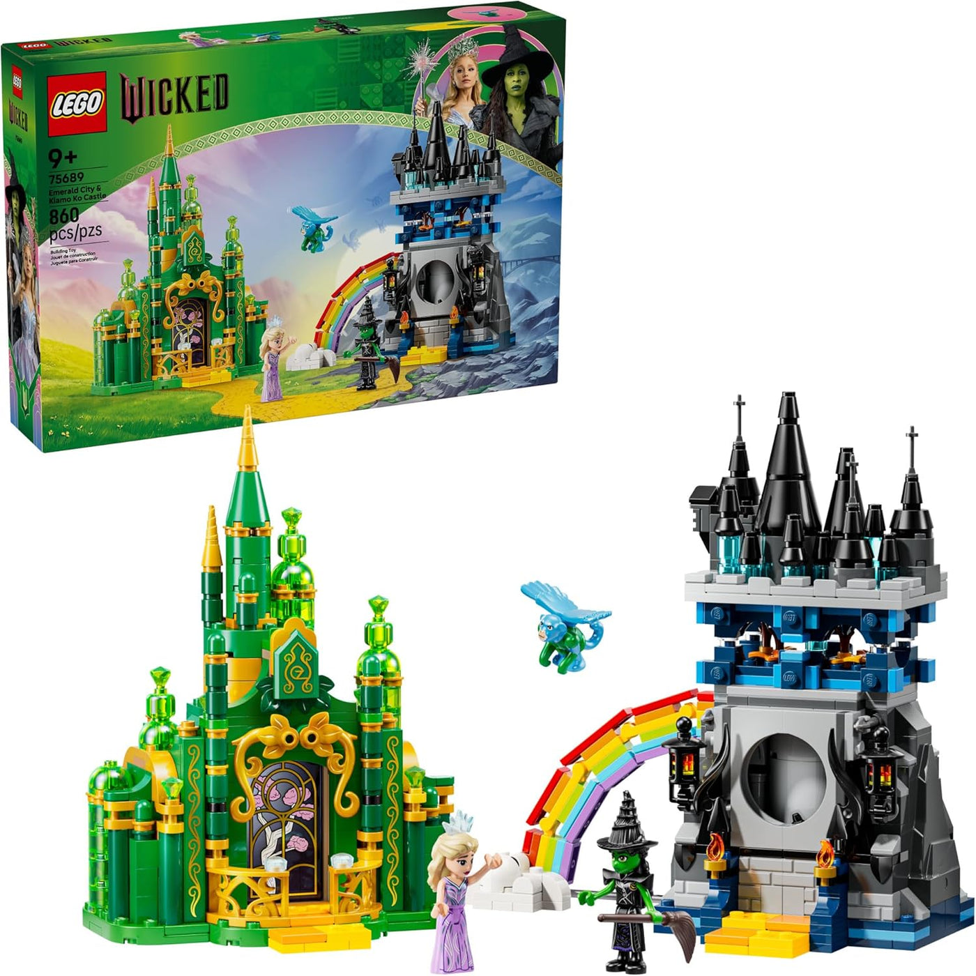 LEGO Wicked Emearld City & Kiamo Ko Castle Building Set 75689