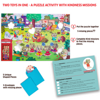 Chalk & Chuckles Caring Cats Chattychoo Activity Puzzle |  | Safari Ltd®