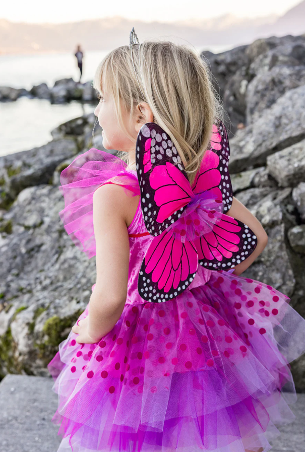 Great Pretenders Fairy Blooms Deluxe Pink Dress & Wings (Size 3-4) |  | Safari Ltd®