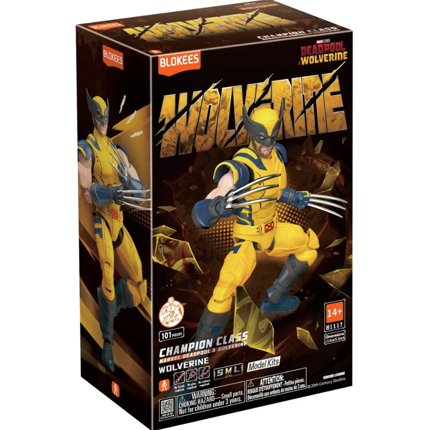 Blokees Marvel Cinematic Universe Champion Class Wolverine Figure Model Kit