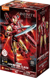 Blokees Marvel Infinity Saga Champion Class CC01EX Iron Man Mark 85 Figure Model Kit |  | Safari Ltd®
