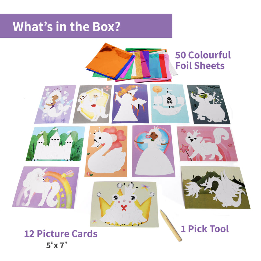 Chalk & Chuckles Fabulous Foil Art - Magical World |  | Safari Ltd®