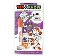 Yes & Know Invisible Ink Trivia Game Books- Space